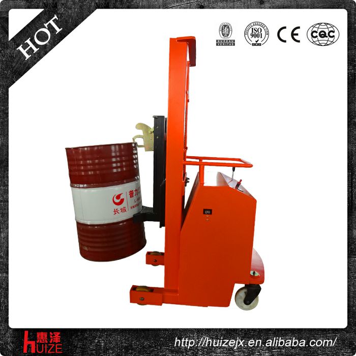 半電動配重油桶車（無底腿，只堆垛，不翻轉）